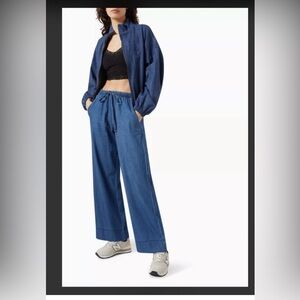 Electric & Rose Lightweight Cotton Chambray Jacket - Blue